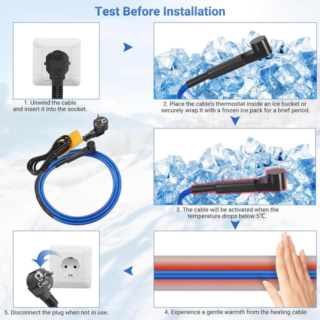 Thumbnail 4 de Ci-Fotto 2M Heizkabel Selbstregelnd 15 W/m