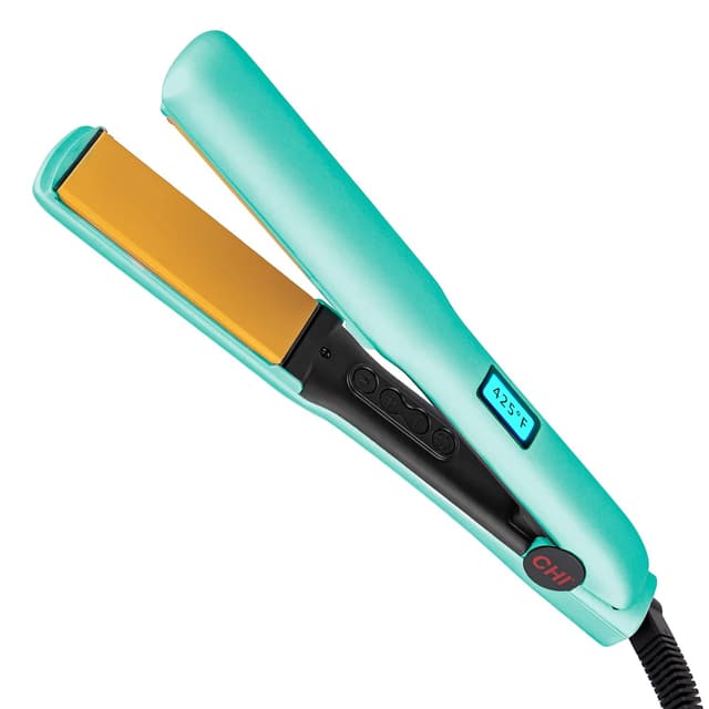 Detalle de CHI Original Flat Iron Hair Straightener (1.25" Ceramic Floating Plates) — Mint Mojito