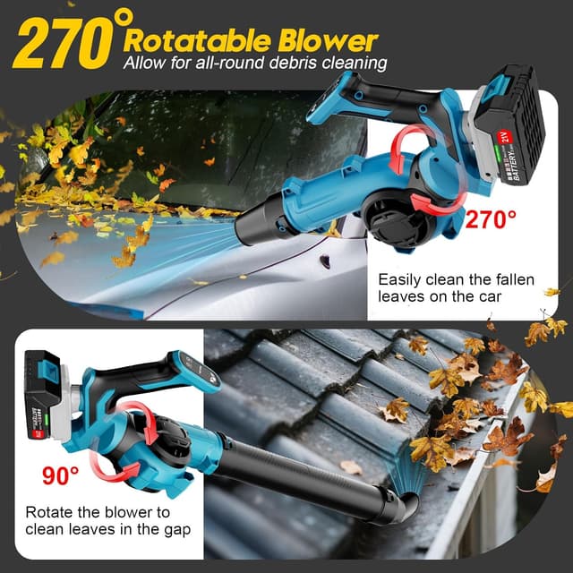 Detalle 1 de Soffiatore a batteria 21V 🍃