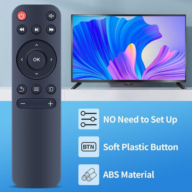 Detalle 2 de TCNOUMT replacement remote control for ZDK Wielio MEER YG300 ARTSEA mini projectors