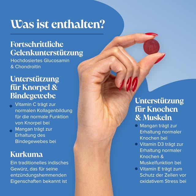 Detalle 2 de Glucosamin Chondroitin Joint Gummies