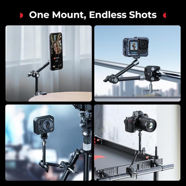 Thumbnail 6 de SMALLRIG Bras Magique 28 cm 5604 avec vis 6,35 mm pour MagSafe et support magnétique