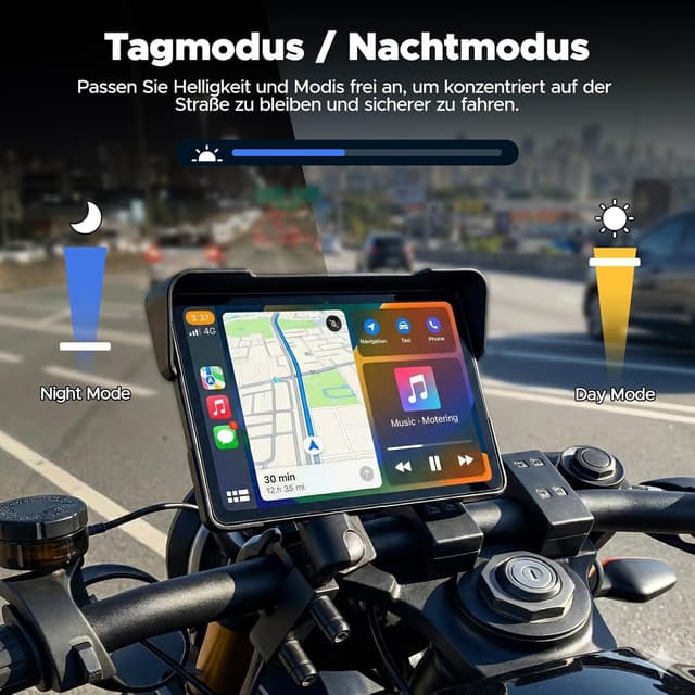 Thumbnail 5 de Volam Pantalla CarPlay 7 pulgadas para moto