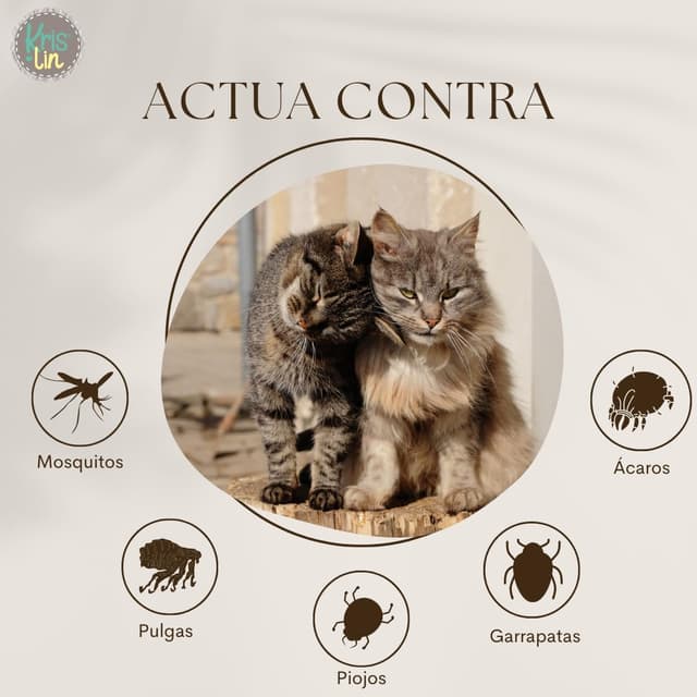 Thumbnail 3 de KRISLIN collates antiparasitarios gatos 30 cm