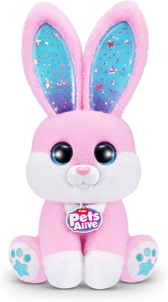 Detalle de Pets Alive Magic Bunnies ZURU 🌸 Peluche interactivo sorpresa Pink