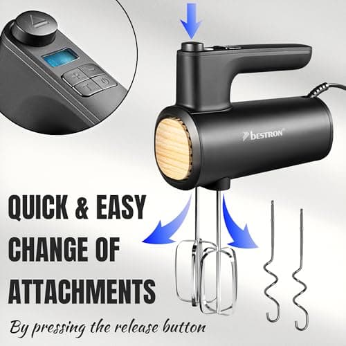 Thumbnail 3 de Bestron Batteur électrique 6 vitesses ⚙