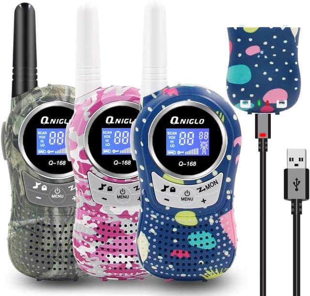 Detalle de QNIGLO Q168Plus talkie walkie VOX 5 km