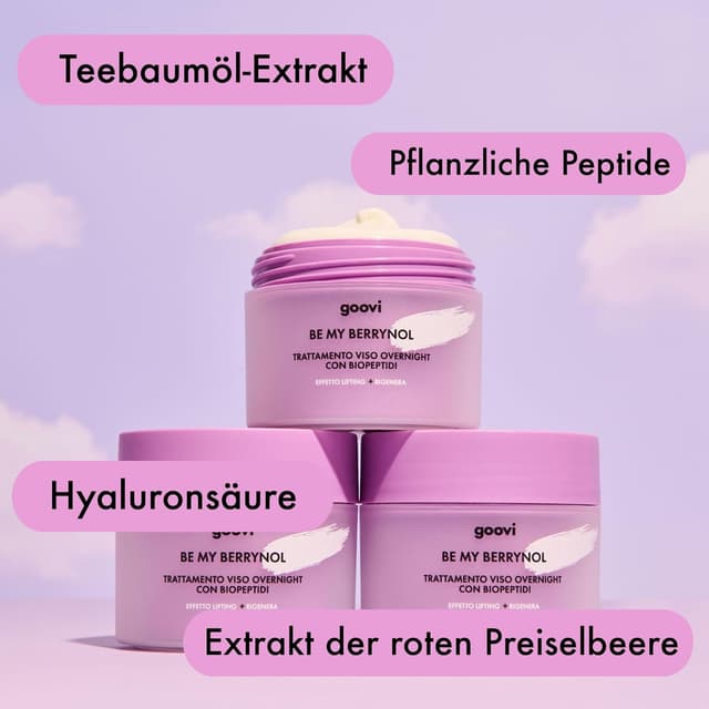 Detalle 2 de GOOVI Be My Berrynol Overnight Treatment 50 ml