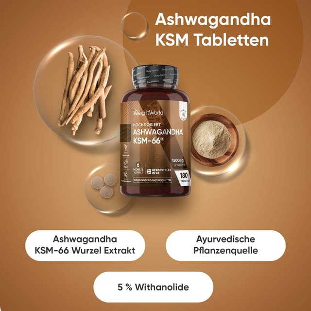 Detalle 2 de WeightWorld KSMâ66 Ashwagandha 1500 mg đ