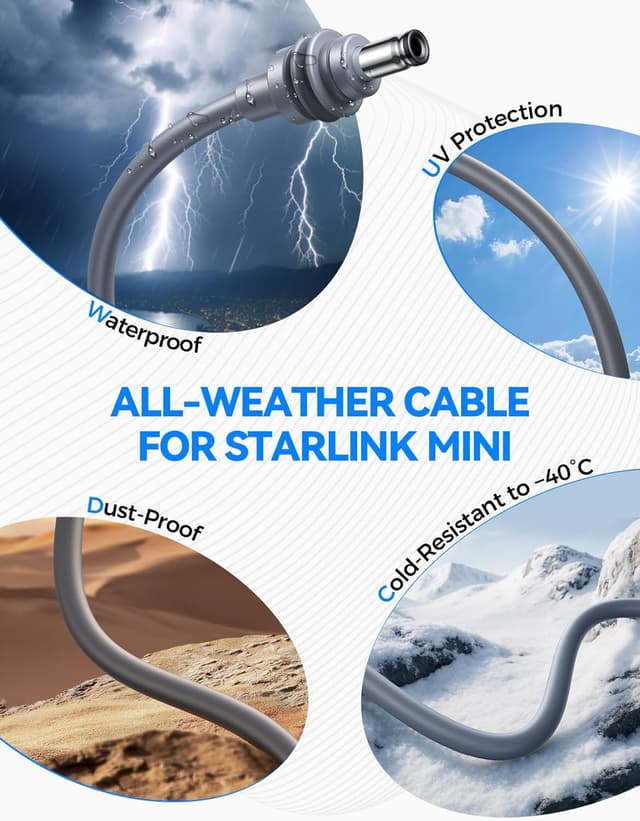 Thumbnail 4 de Starlink Mini Car Adapter 10FT Cable