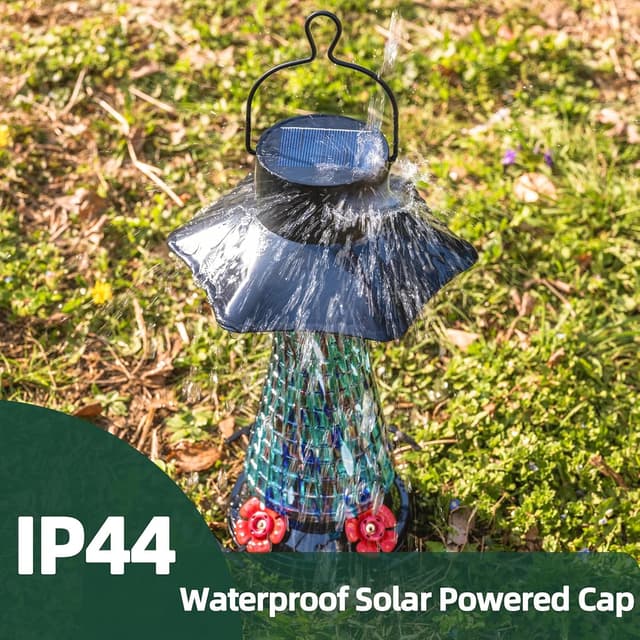 Thumbnail 4 de Muse Garden Solar Hummingbird Feeder, 38oz