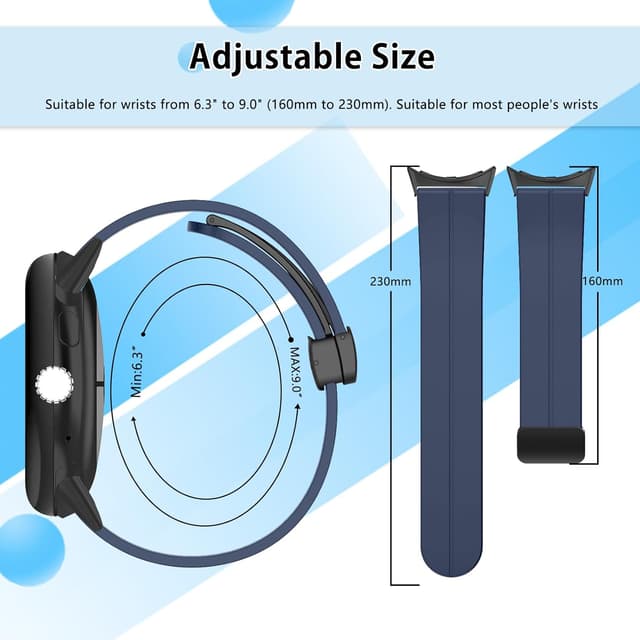 Detalle de MaEiol Pixel Watch silicone straps 45mm