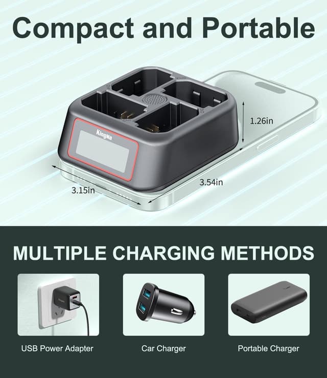 Detalle 2 de King Ma NP-FZ100 Ladegerät 45 W