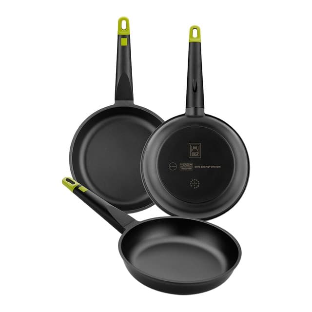 Detalle de Bra Juego 3 sartenes aluminio fundido Foodie