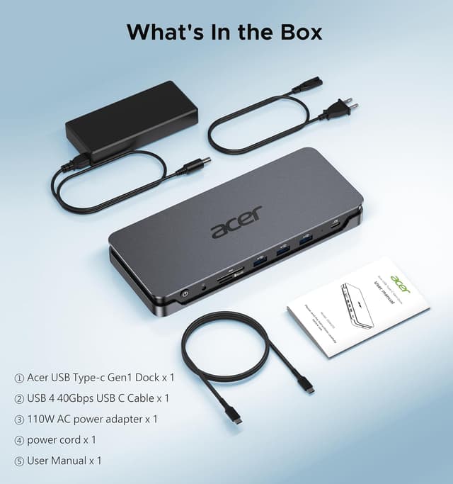 Thumbnail 6 de Acer Premium 13-in-1 Docking Station 110W
