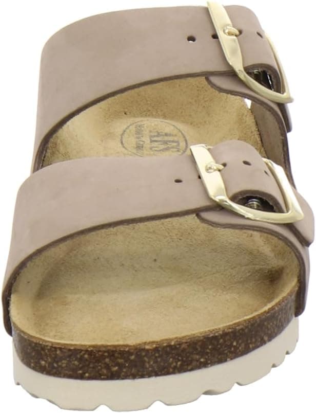Detalle 2 de AFS-Schuhe 2100 Damen-Pantoletten aus echtem Leder – Made in Germany