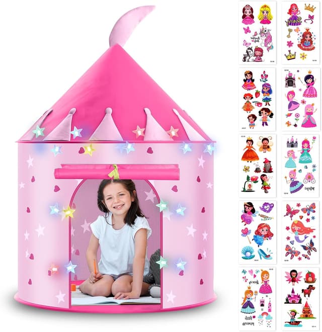 Detalle de HOTUT Kinder Spielzelt Prinzessin, 101 cm