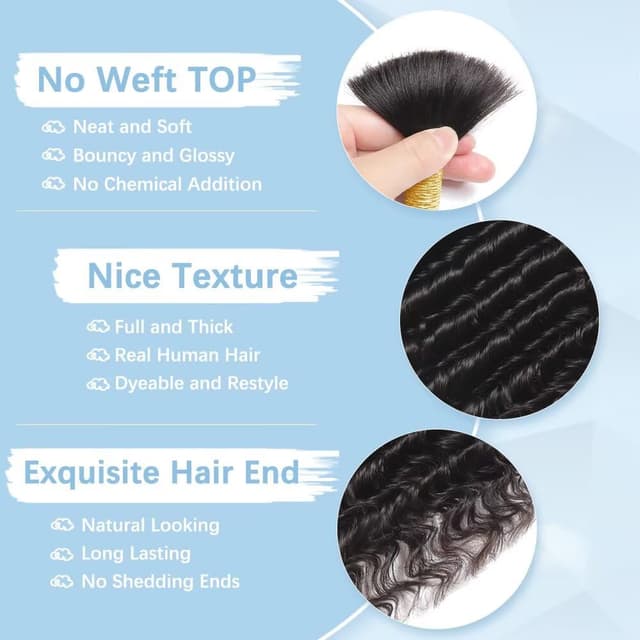 Thumbnail 2 de Human Braiding Hair 150g for Boho Braids ๐โ