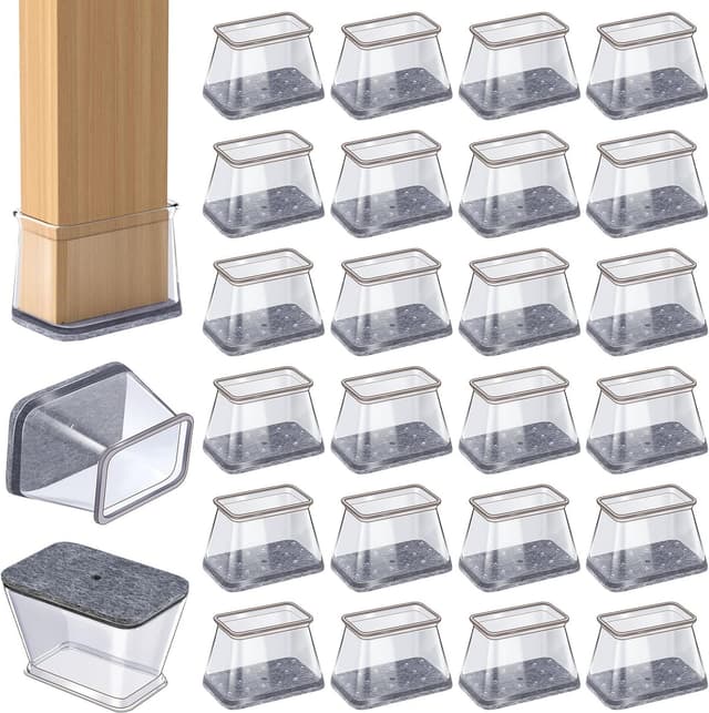 Thumbnail 6 de 24 Pcs Chair Leg Floor Protectors