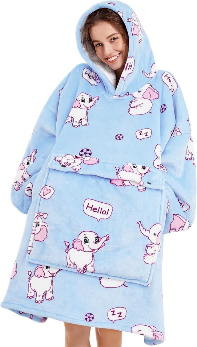 Thumbnail 6 de Narecte Cozy Oversized Blanket Hoodie wearable blanket