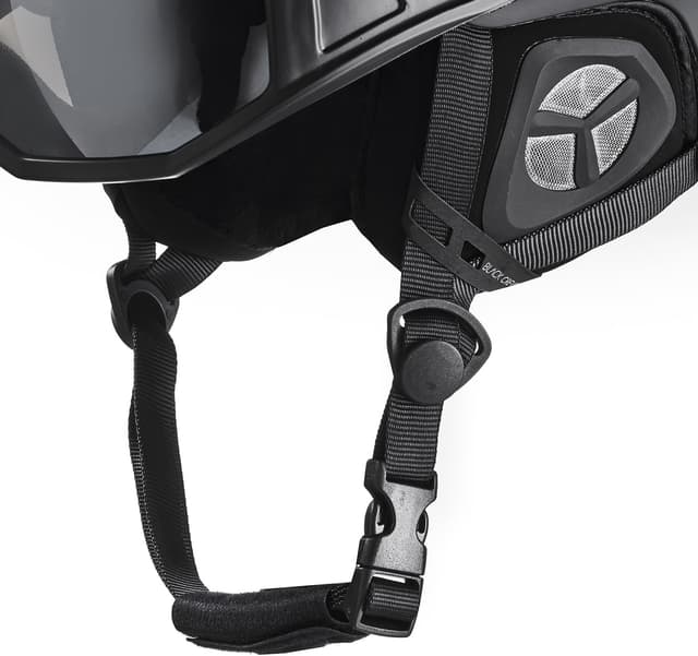 Detalle 1 de Black Crevice St.Moritz casco sci 1 visiera