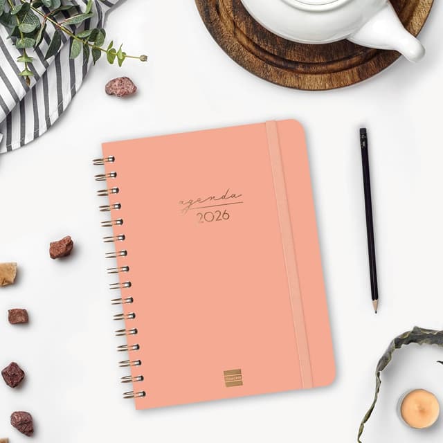 Thumbnail 1 de Finocam Agenda Spirale 2026 Corail