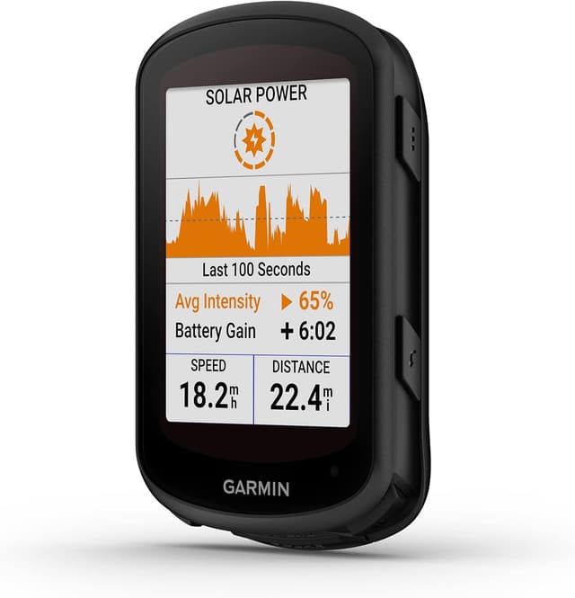 Detalle de Garmin Edge 840 Solar GPS Cycling Computer with Solar Charging, Touchscreen & Buttons