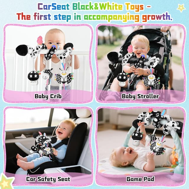 Thumbnail 5 de Zendstanding Spiral Car Seat Toy 0–6 months