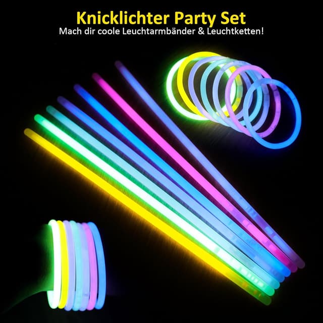 Thumbnail 1 de UooEA Barras Luminosas 100 pulseras fluorescentes