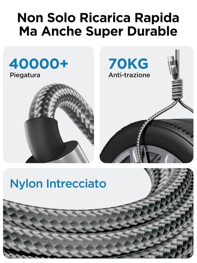 Thumbnail 3 de Cavo USB C to USB C 100W 2m