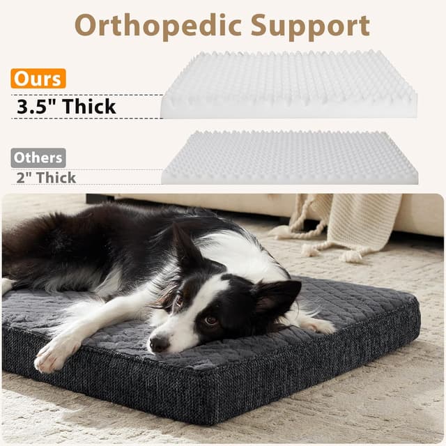 Detalle de Orthopedic dog bed mattress 89x56x8cm