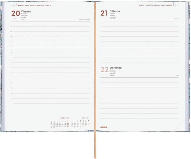 Detalle 2 de Finocam Agenda 2026 1 Día Página
