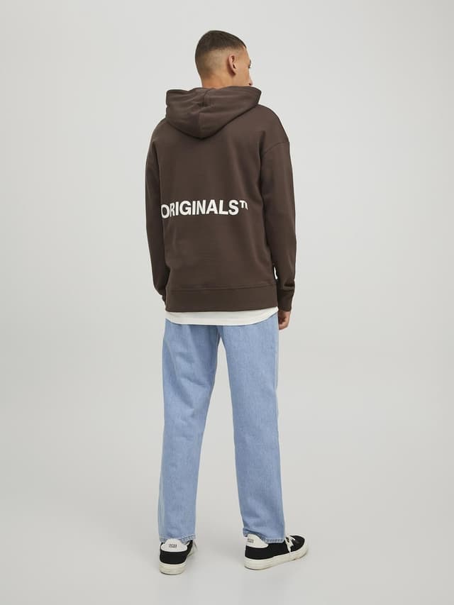 Detalle de Jack & Jones JJIEDDIE Jjoriginal — jean homme à coupe ample taille haute