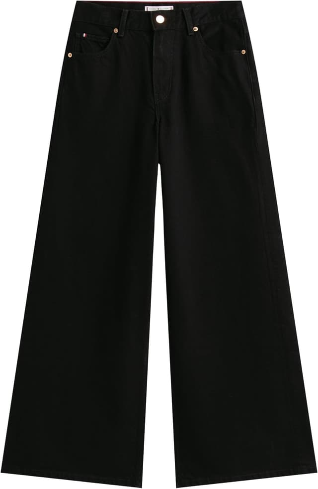 Detalle de Tommy Hilfiger Women’s Black 70s Wide Leg Jeans