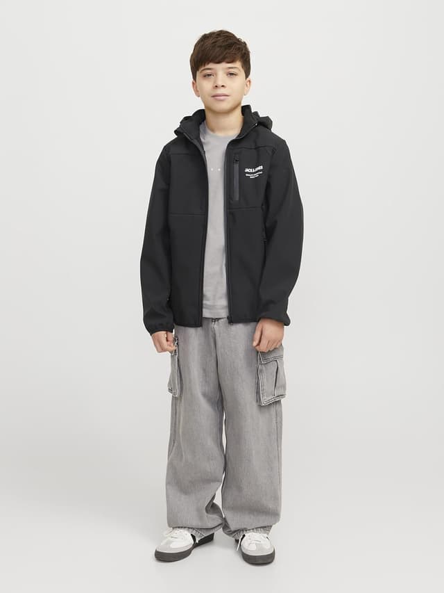 Detalle de JACK & JONES JUNIOR Boy Softshell Jacke – Softshell-Jacke für Jungen