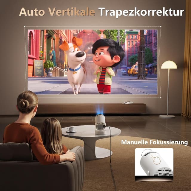 Detalle 2 de Smart Mini Beamer 280 ANSI Lumen đź“˝