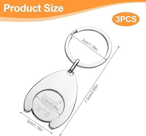 Detalle 2 de Svalor 3Pcs Shopping Trolley Token