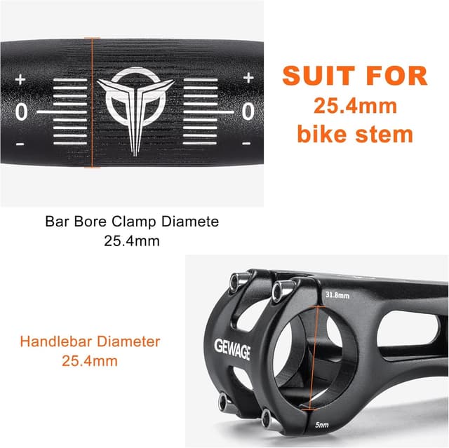 Thumbnail 3 de GEWAGE Manubrio 620 mm rialzo 70 mm