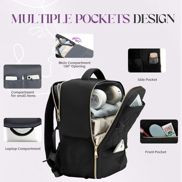 Thumbnail 2 de Yankony Ryanair Cabin Bag 40x30x20 Underseat 24L