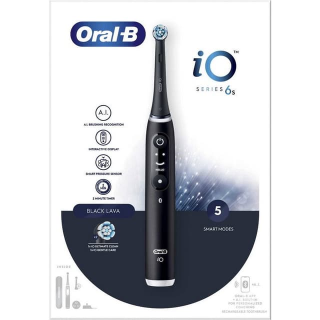 Thumbnail 1 de Oral-B iO 6 S Cepillo Eléctrico Recargable Negro 🪥