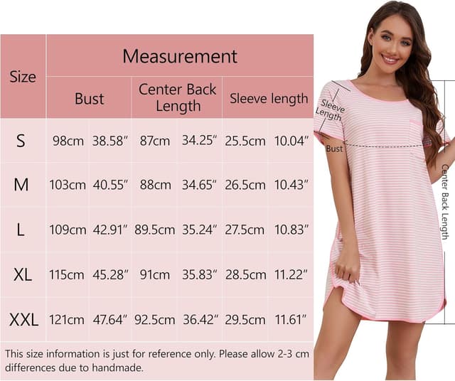 Thumbnail 6 de Namatime Nachthemd Baumwolle S-XXL 🌙