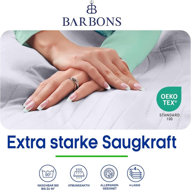 Thumbnail 2 de BARBONS Inkontinenzunterlage 75x90 waschbar