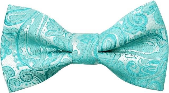Detalle de Alizeal Banded Adjustable Length Pre-tied Boy’s Bow Tie (Birthday Party & more)