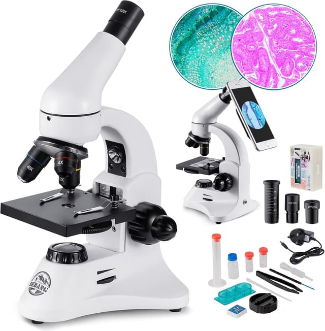 Detalle de BEBANG 2000X optical microscope kit