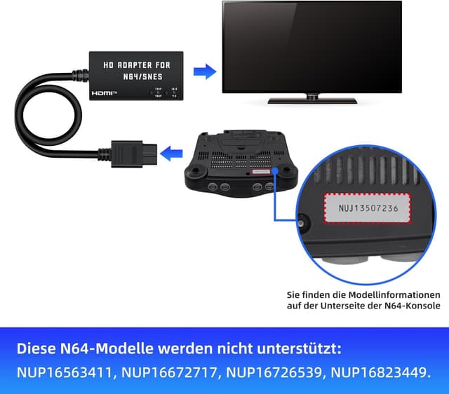 Detalle 2 de Mcbazel N64/SNES Konverter 480p