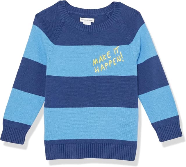 Thumbnail 4 de Cotton crewneck sweater for boys, relaxed fit