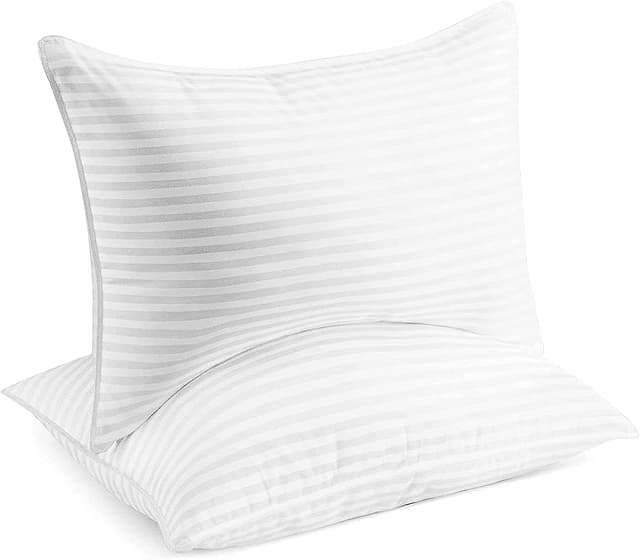 Detalle 2 de Beckham Hotel Gel Pillow Collection, Luxury Plush, 2 Pack