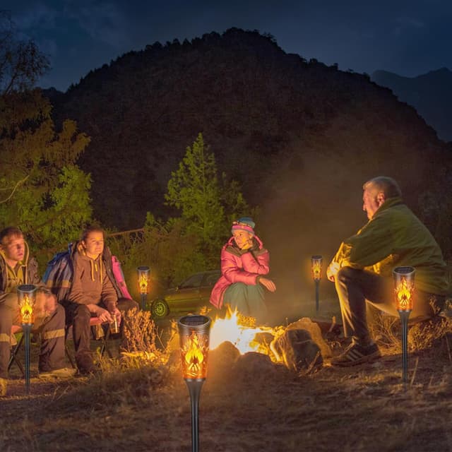 Detalle 1 de Moxled Solarlampen für Außen 12 LEDs