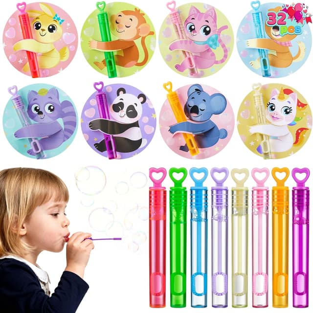 Imagen de JOYIN 32 Pc Valentine Bubble Wands for Kids en OfertitasTOP