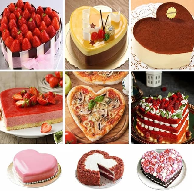 Thumbnail 2 de Backform Herz Set 3 Stück 10/15/20 cm 🍰